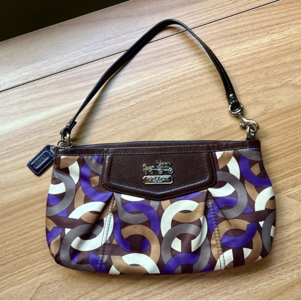COACH Madison OpArt Signature Wristlet / Shoulder Bag | Feels silky on your arm